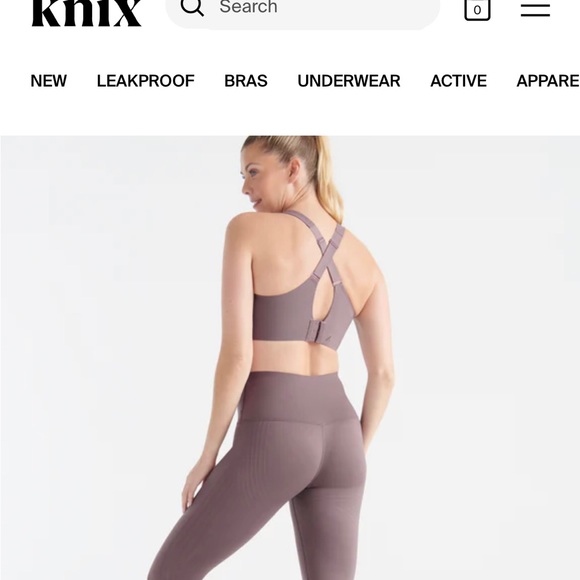 Knix zip catalyst front zip sports bra 6+ - Picture 3 of 5
